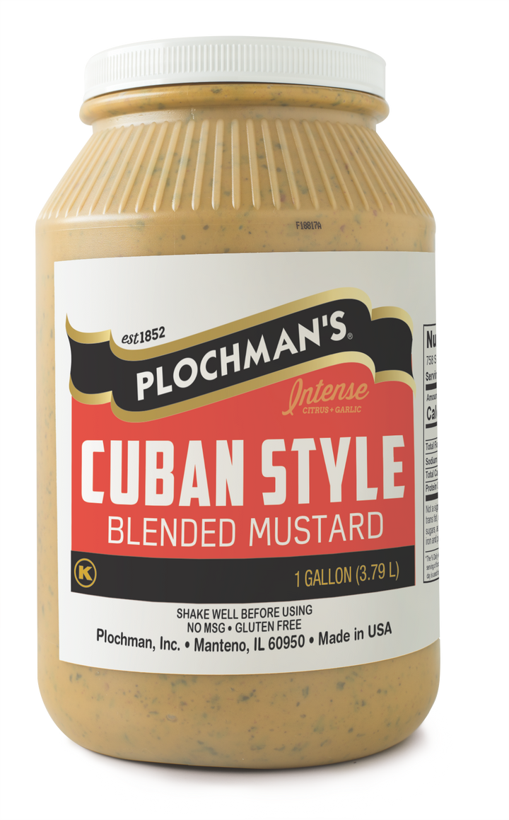 Plochman's Cuban Mustard Bulk-1 Gallon-2/Case