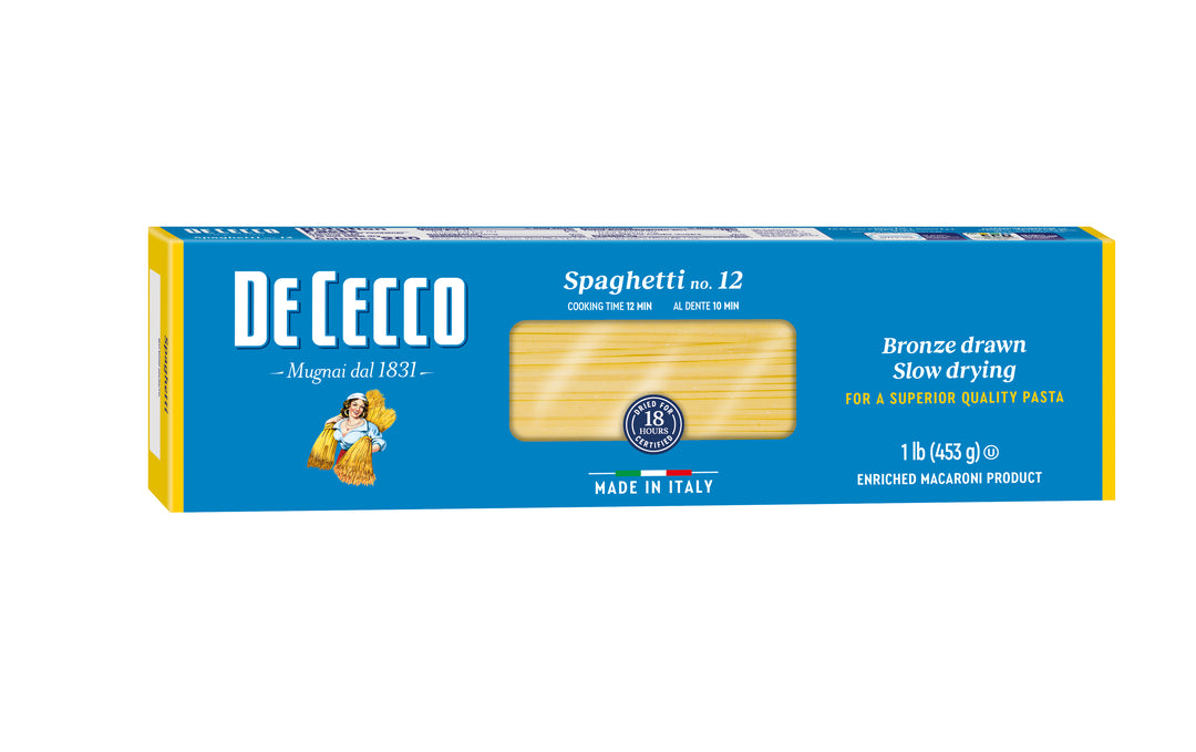 De Cecco No. 12 Spaghetti-1 lb.-20/Case