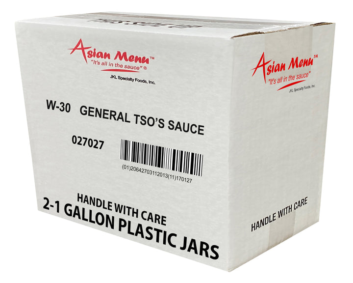 Asian Menu General Tso's Sauce All Natural-1 Gallon-2/Case