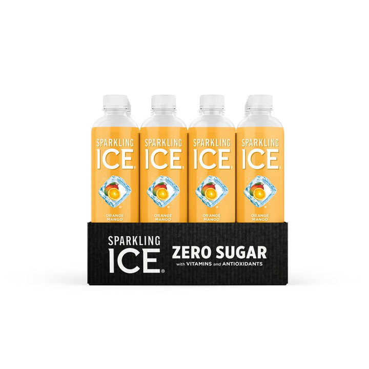 Sparkling Ice Orange Mango Flavored Sparkling Water-17 fl oz.-12/Case