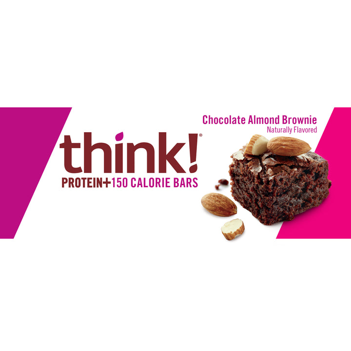 Thinkthin Chocolate Almond Brownie Bars-1.41 oz.-10/Box-12/Case