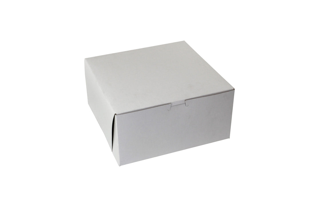 Boxit 10 Inch X 10 Inch X 5 Inch White Lock Corner Bakery Box-1 Each-100/Box-1/Case