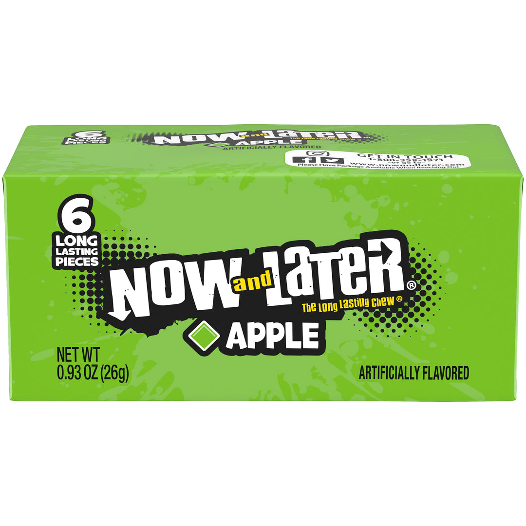 Now & Later Apple Chews-0.93 oz.-12/Case