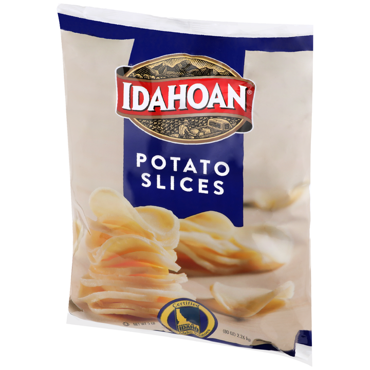 Idahoan Foods Slices Unseasoned Potatoes-5 lb.-4/Case