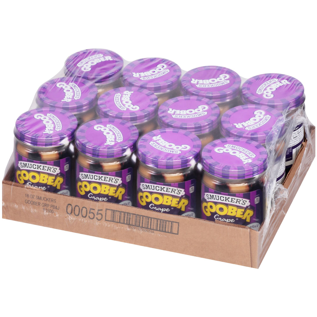 Smucker's Goober Grape Jelly And Peanut Butter-18 oz.-12/Case