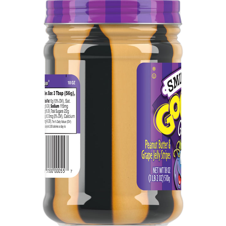 Smucker's Goober Grape Jelly And Peanut Butter-18 oz.-12/Case