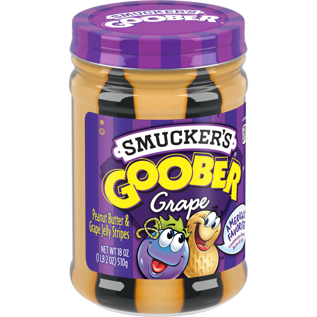 Smucker's Goober Grape Jelly And Peanut Butter-18 oz.-12/Case