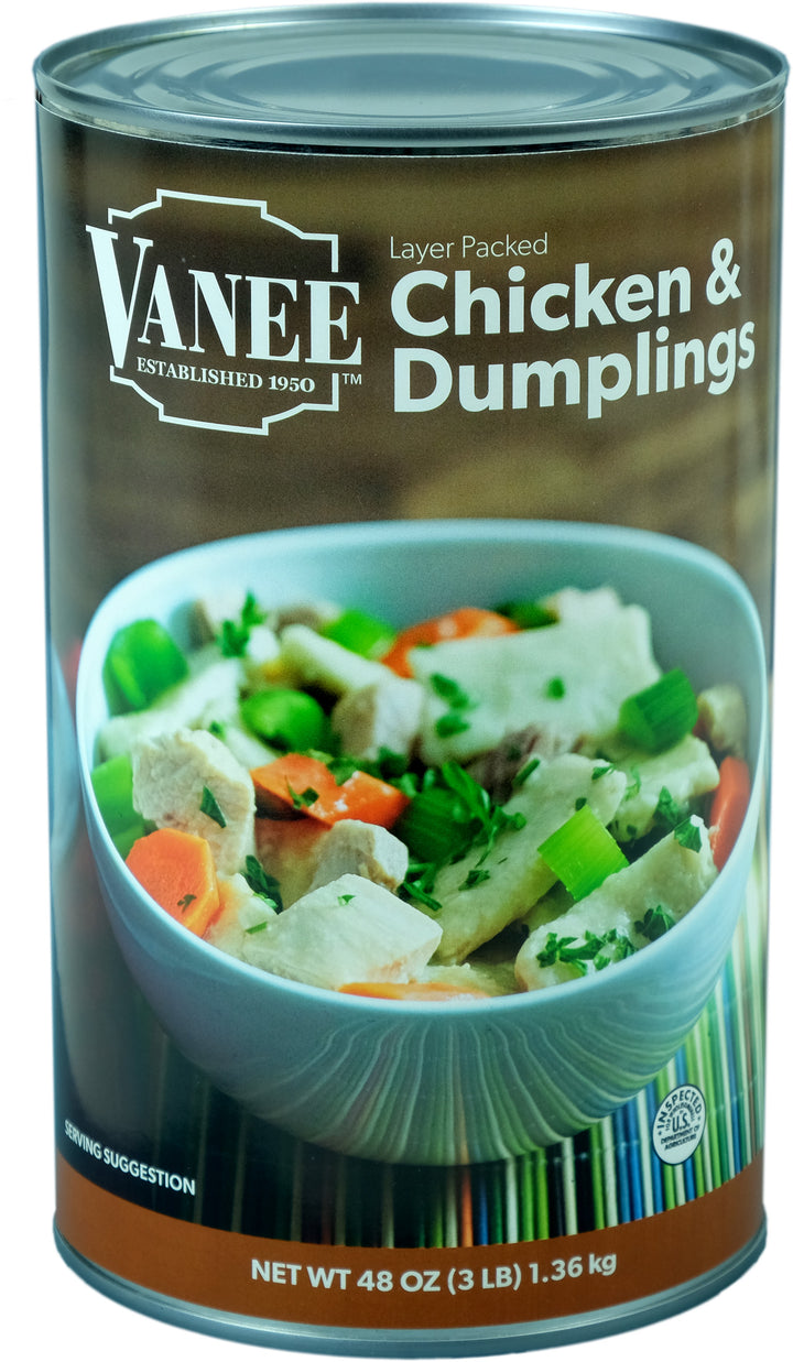 Vanee Chicken & Dumplings-48 oz.-12/Case