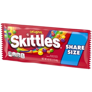 Skittles Tear N Share Original Candy Share Pack-4 oz.-24/Box-6/Case
