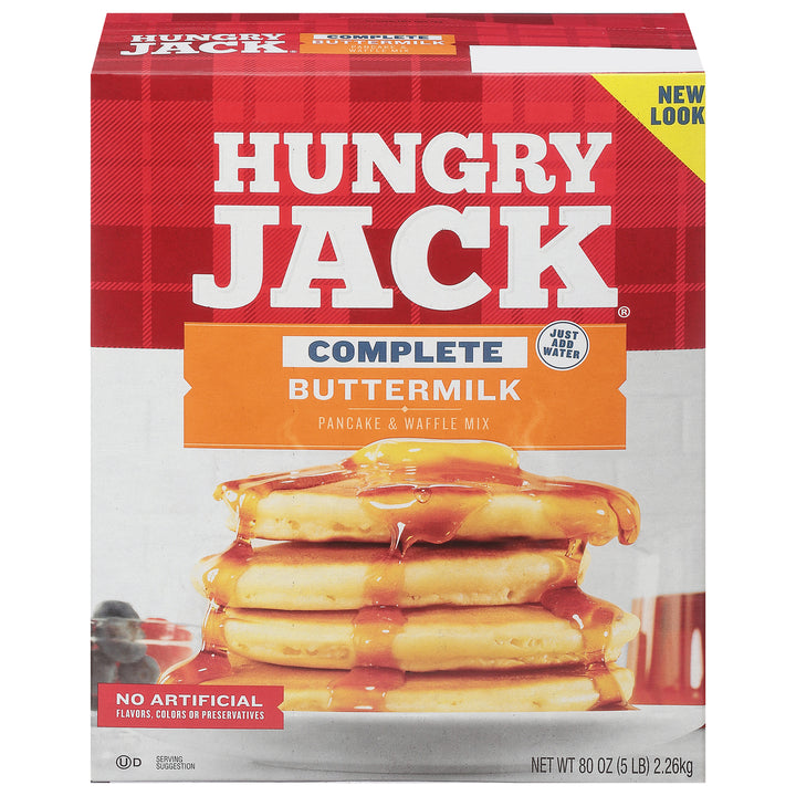 Hungry Jack Complete Buttermilk Pancake Mix-80 oz.-6/Case