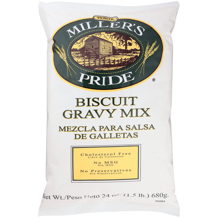 Miller's Pride Biscuit Gravy Mix-24 oz.-6/Case