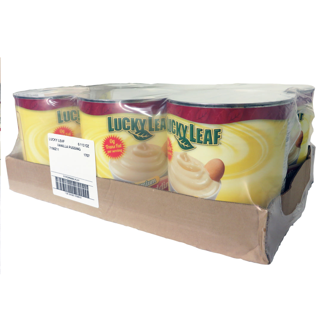 Lucky Leaf Premium Vanilla Pudding Trans Fat Free Partially-Hydrogenated Oilfree-112 oz.-6/Case