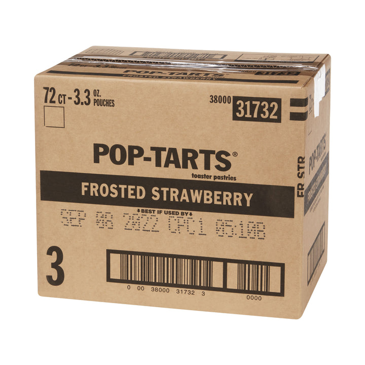 Kellogg's Pop-Tart Frosted Strawberry-3.3 oz.-6/Box-12/Case