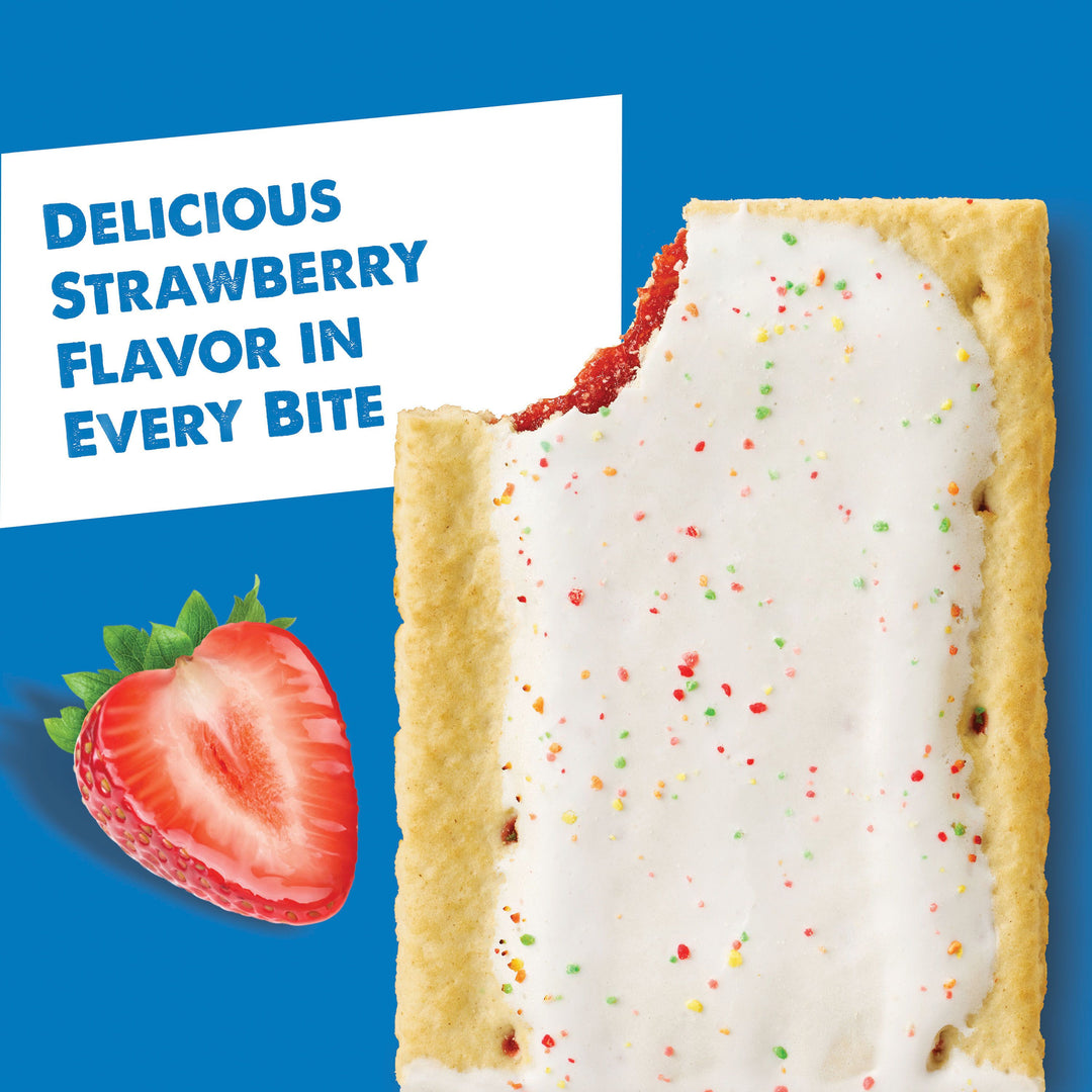 Kellogg's Pop-Tart Frosted Strawberry-3.3 oz.-6/Box-12/Case