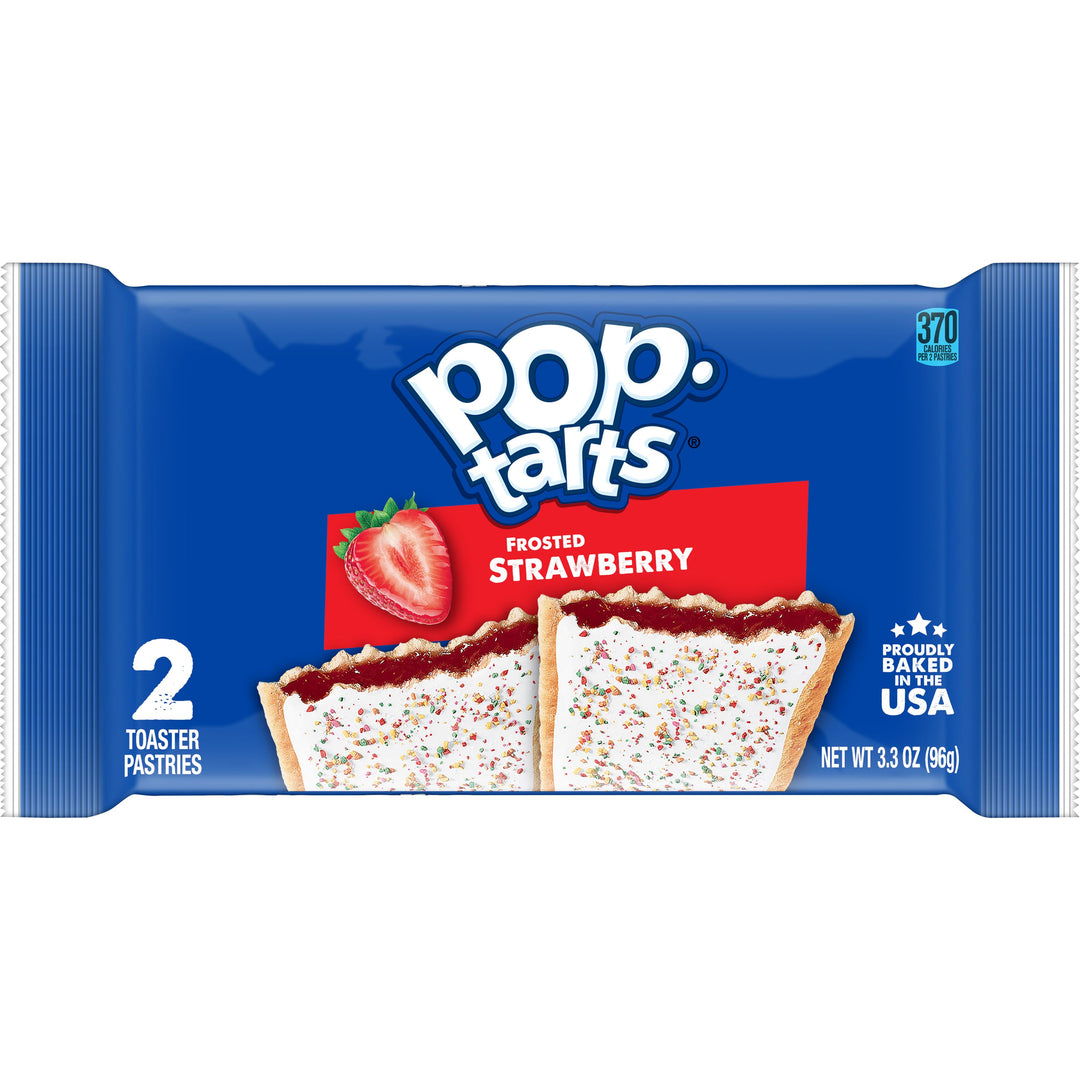 Kellogg's Pop-Tart Frosted Strawberry-3.3 oz.-6/Box-12/Case