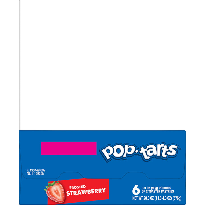 Kellogg's Pop-Tart Frosted Strawberry-3.3 oz.-6/Box-12/Case