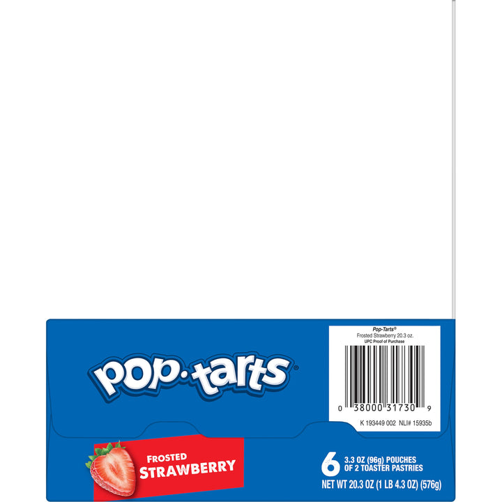 Kellogg's Pop-Tart Frosted Strawberry-3.3 oz.-6/Box-12/Case