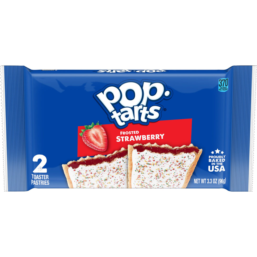 Kellogg's Pop-Tart Frosted Strawberry-3.3 oz.-6/Box-12/Case