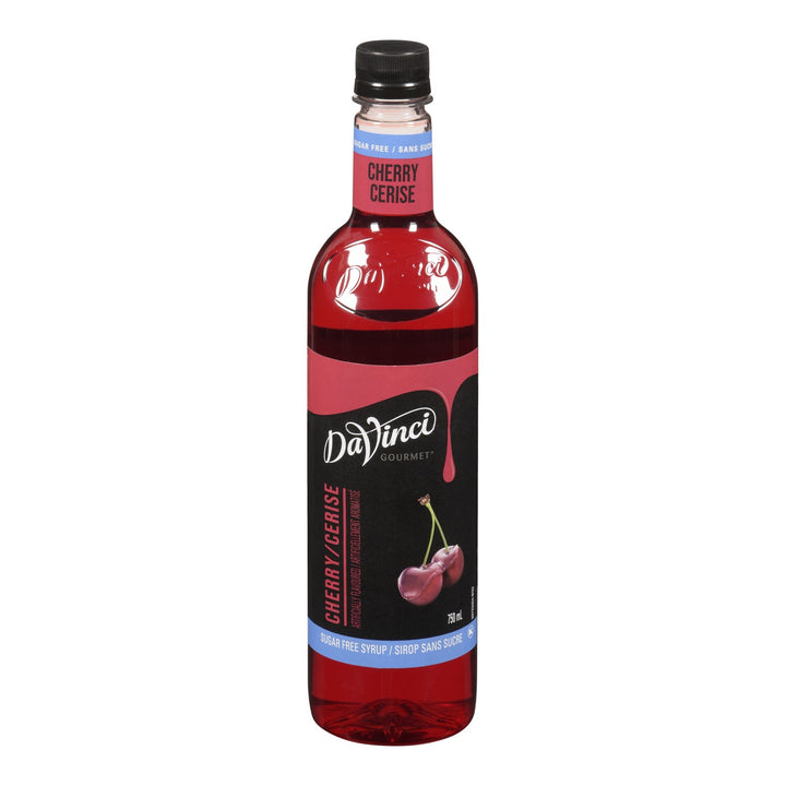 Davinci Gourmet Gourmet Sugar Free Cherry Syrup-750 Milliliter-4/Case