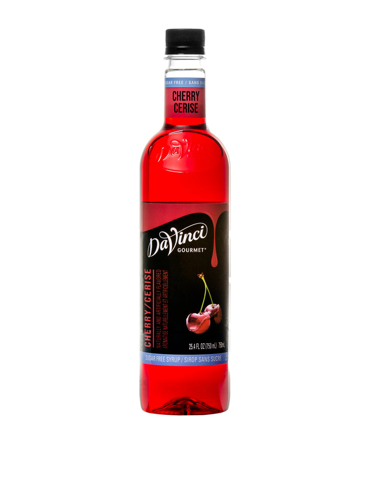 Davinci Gourmet Gourmet Sugar Free Cherry Syrup-750 Milliliter-4/Case