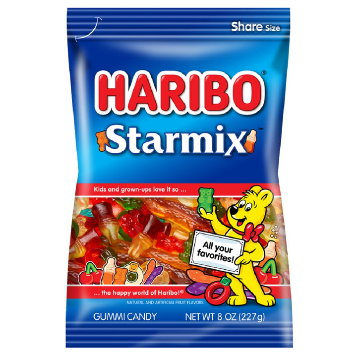 Haribo Confectionery Starmix Gummy Candy-8 oz.-10/Case