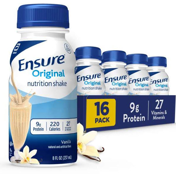 Ensure Shake Vanilla Value Pack-128 fl oz.-1/Case