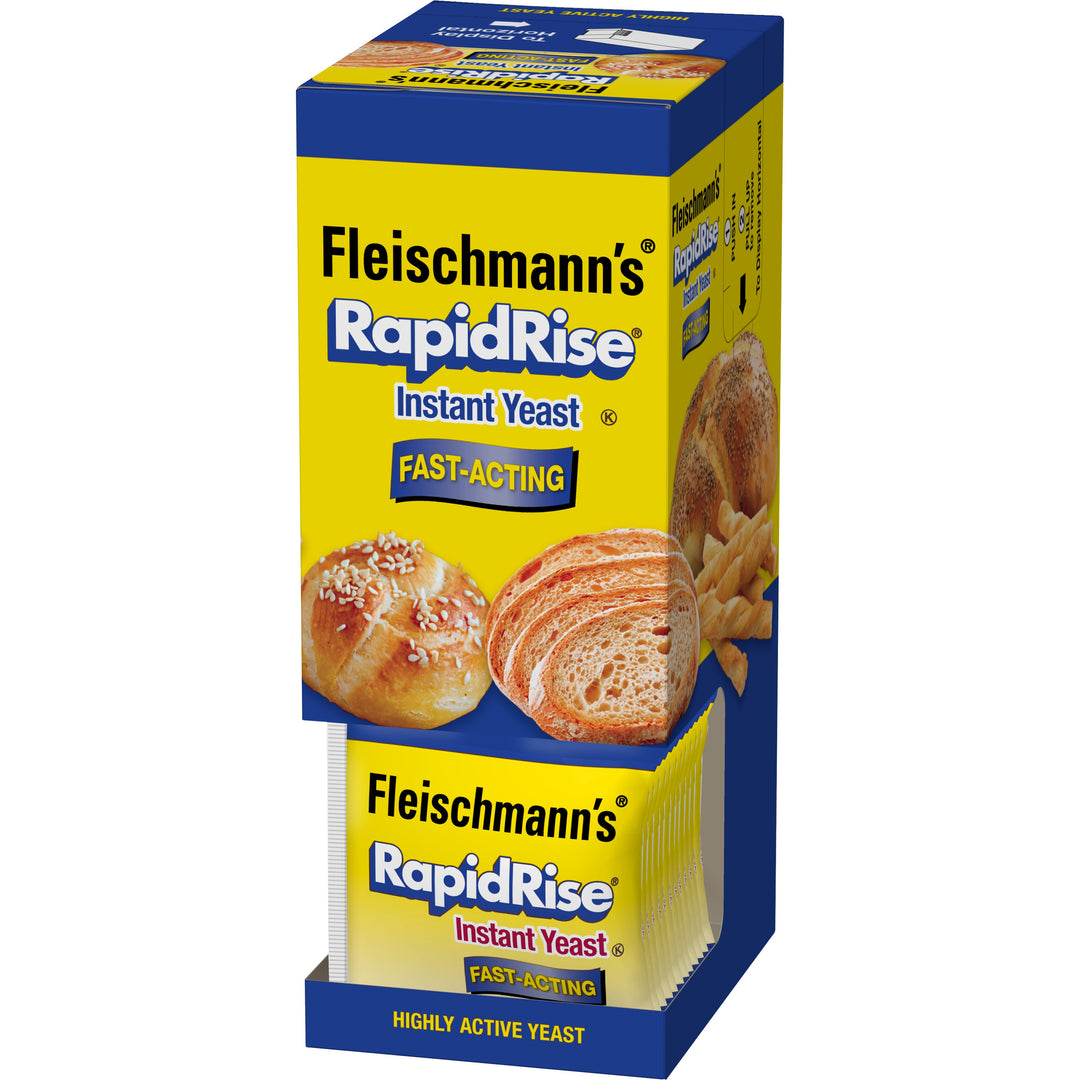 Fleischmanns Rapid Rise Yeast-0.75 oz.-20/Box-2/Case