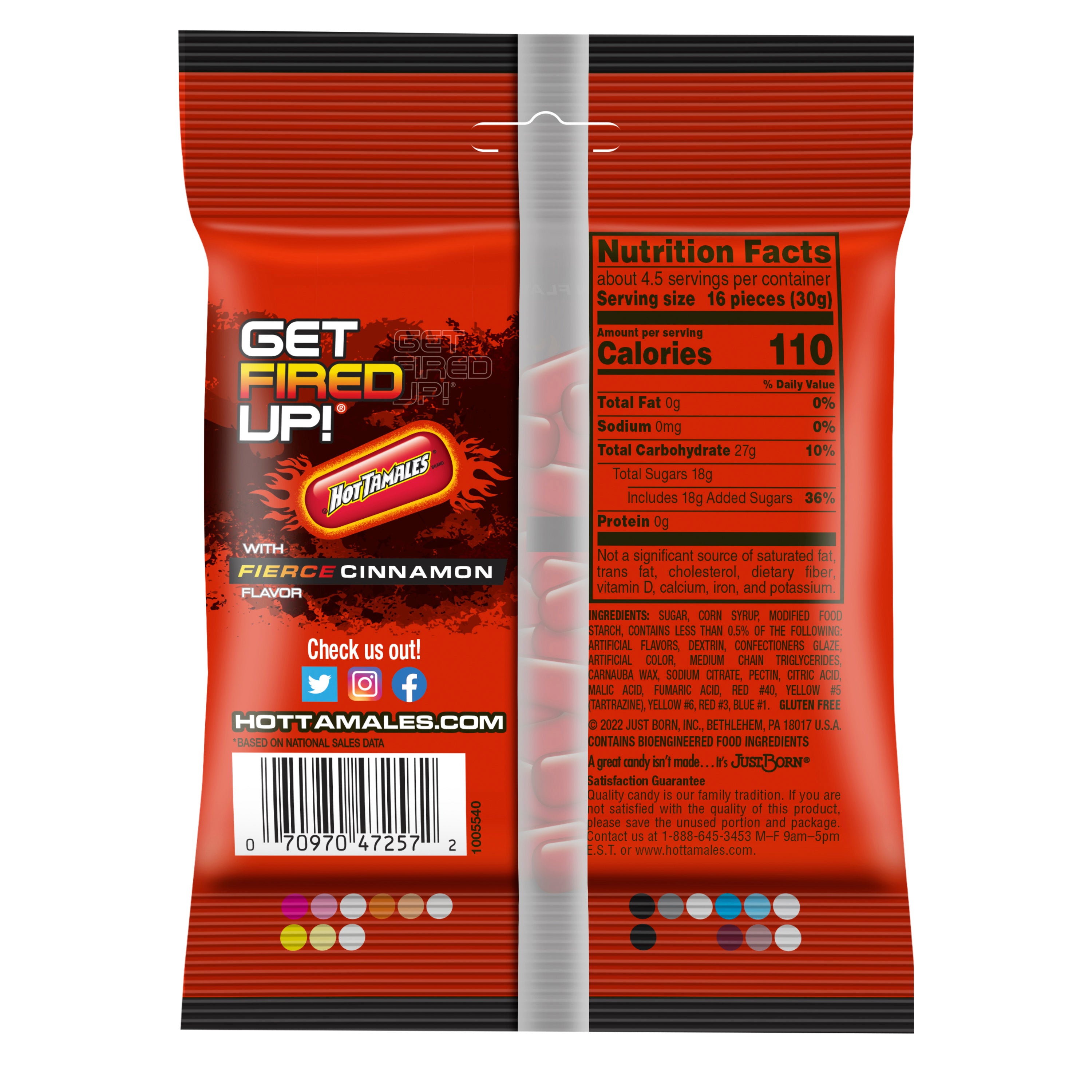 その他 yummy Hot Tamales Hot Tamales-5 oz.-12/Case MPN# 007097049257 – Round