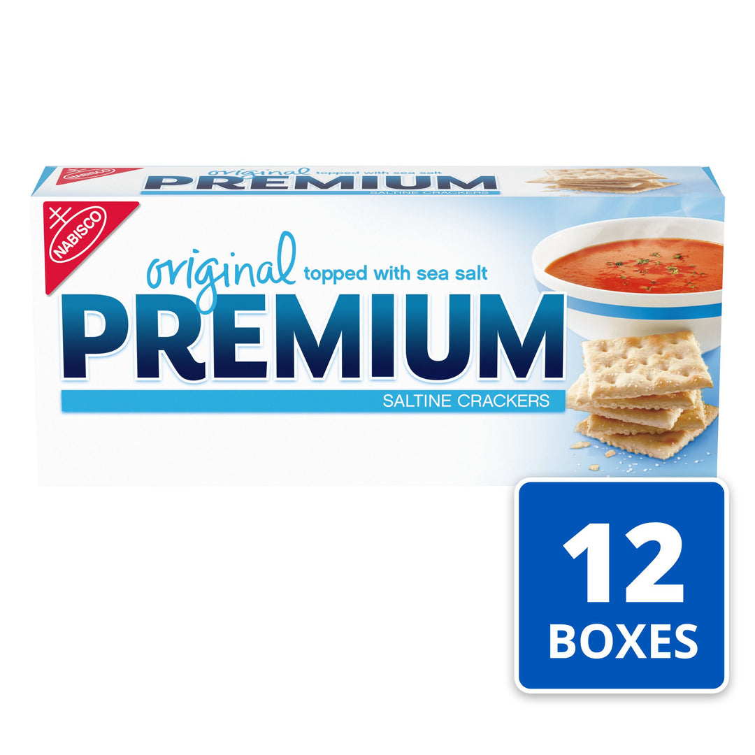 Premium Nabisco Saltine Crackers-8 oz.-12/Case