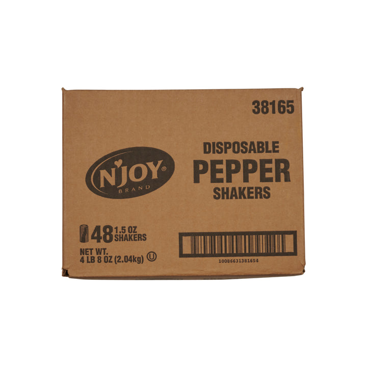 N'joy Disposable Pepper Shaker-1.5 oz.-48/Case