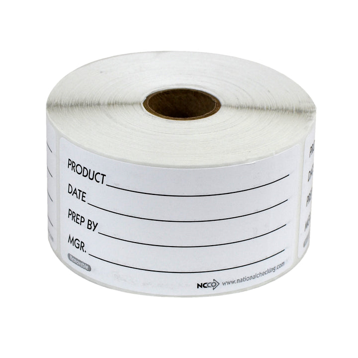 National Checking 2X4 Removable Product Labels-500 Each