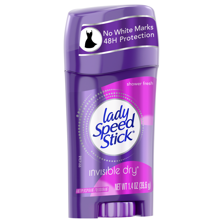 Lady Speed Stick Antiperspirant Invisible Dry Shower Fresh-1.4 oz.-6/Box-2/Case