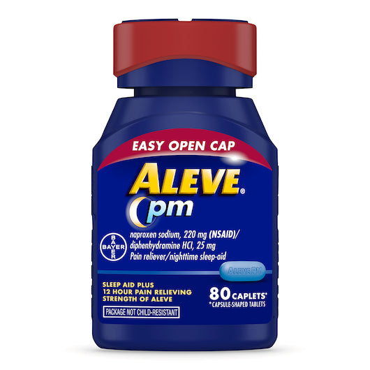 Aleve Nighttime With Easy Open-80 Piece-3/Box-8/Case