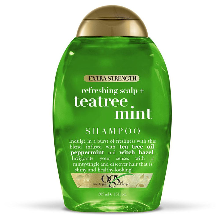 OGX Teatree Mint Shampoo-385 Milliliter-4/Case