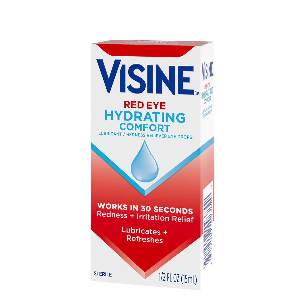 Visine Red Eye Comfort Hydrating-0.5 fl oz.s-3/Box-12/Case