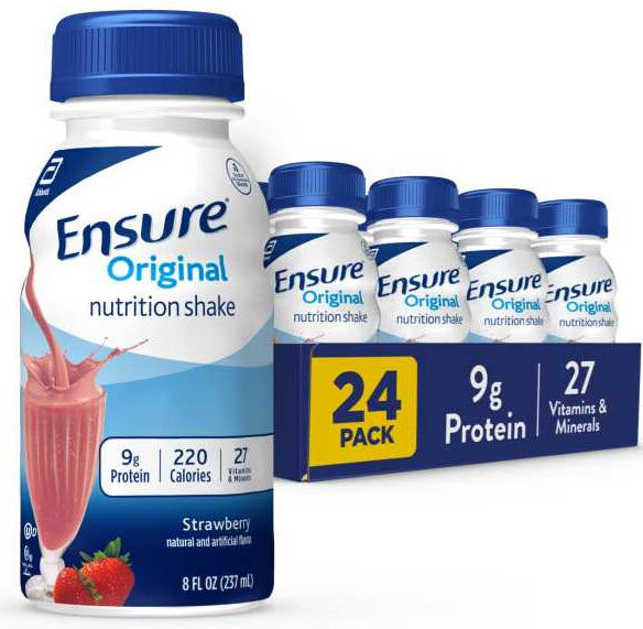 Ensure Complete Ready To Use Strawberries & Creme-8 fl oz.s-6/Box-4/Case