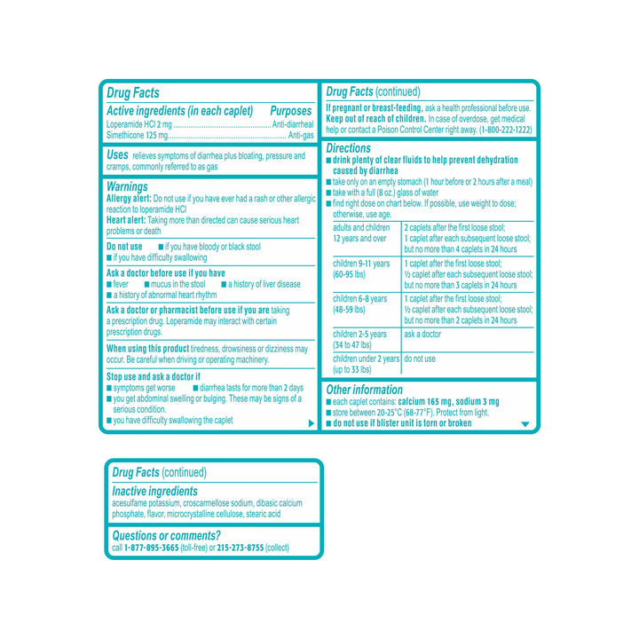 Imodium Multi-Symptom Relief-18 Count-6/Box-6/Case