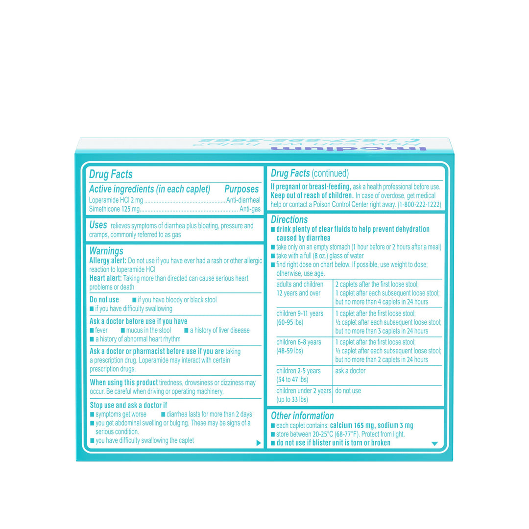 Imodium Multi-Symptom Relief-18 Count-6/Box-6/Case