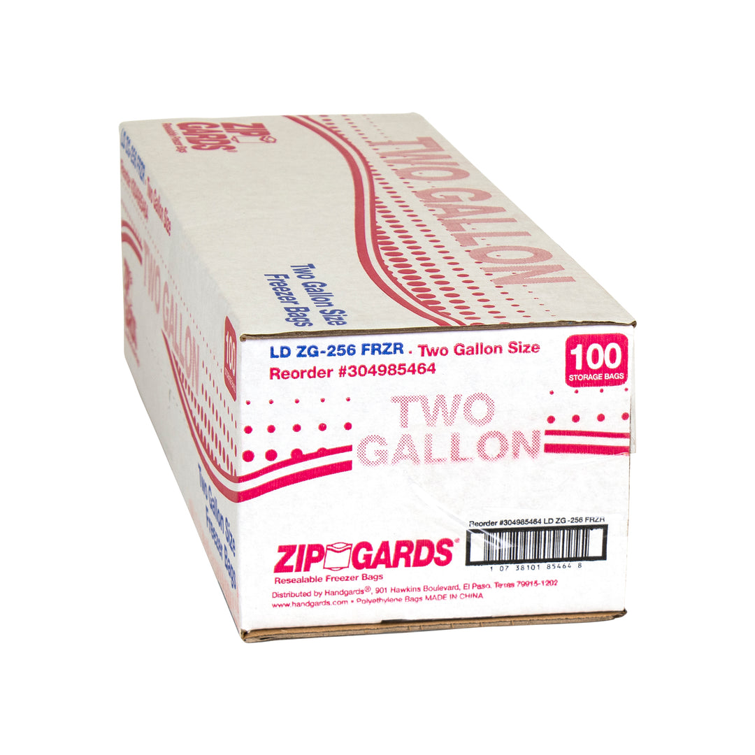 Zipgards Zipgard Freezer Bag Two Gallon 2.7Mil-100 Each-100/Box-1/Case
