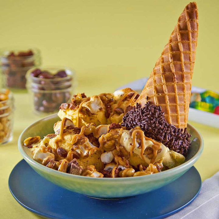Jhs Topping Walnut Sundae Plastic Jug-115 oz.-3/Case