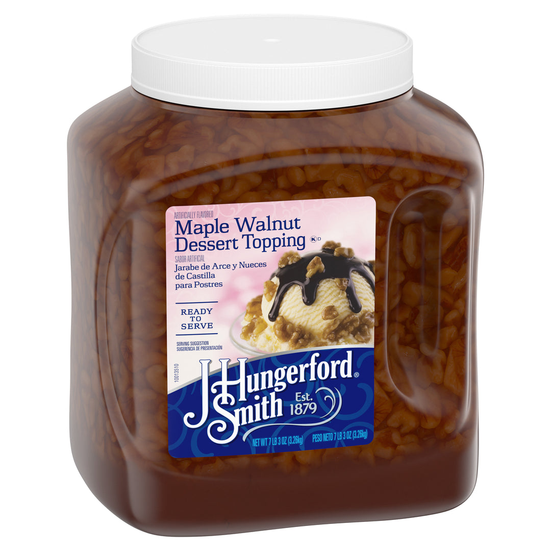 Jhs Topping Walnut Sundae Plastic Jug-115 oz.-3/Case