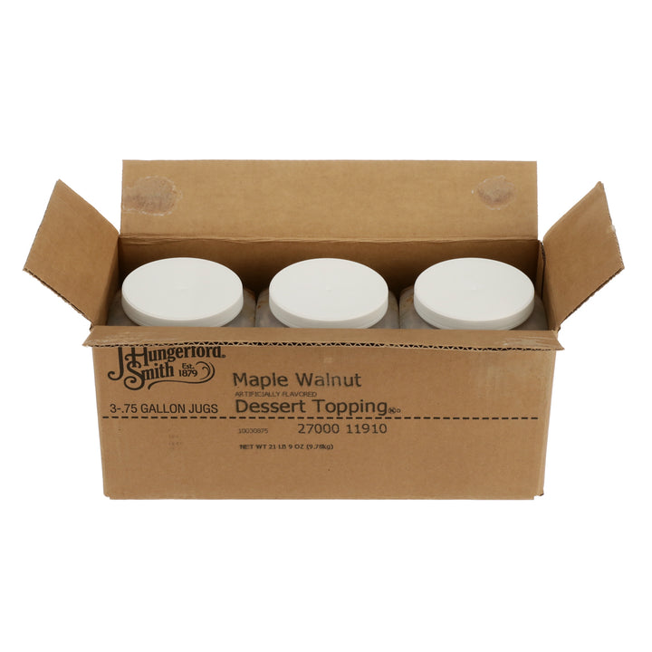 Jhs Topping Walnut Sundae Plastic Jug-115 oz.-3/Case