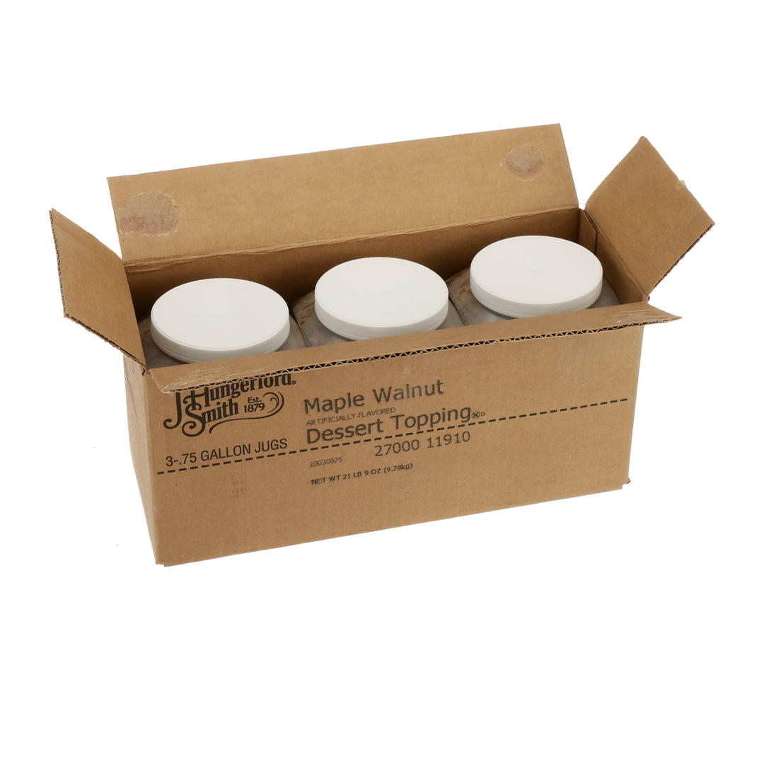 Jhs Topping Walnut Sundae Plastic Jug-115 oz.-3/Case