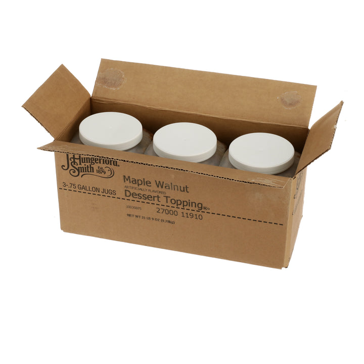 Jhs Topping Walnut Sundae Plastic Jug-115 oz.-3/Case