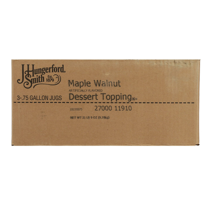 Jhs Topping Walnut Sundae Plastic Jug-115 oz.-3/Case