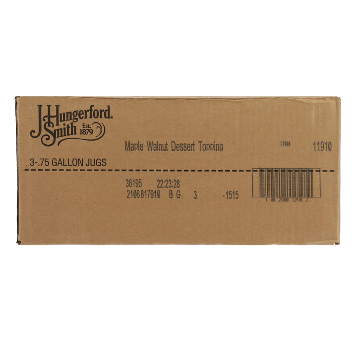 Jhs Topping Walnut Sundae Plastic Jug-115 oz.-3/Case