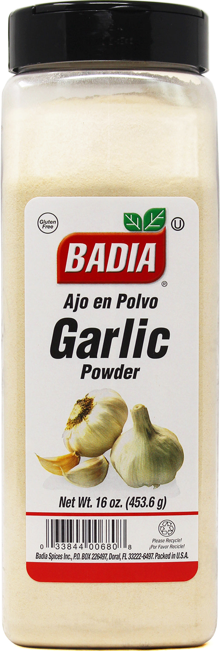 Badia Garlic Powder-16 oz.-6/Case