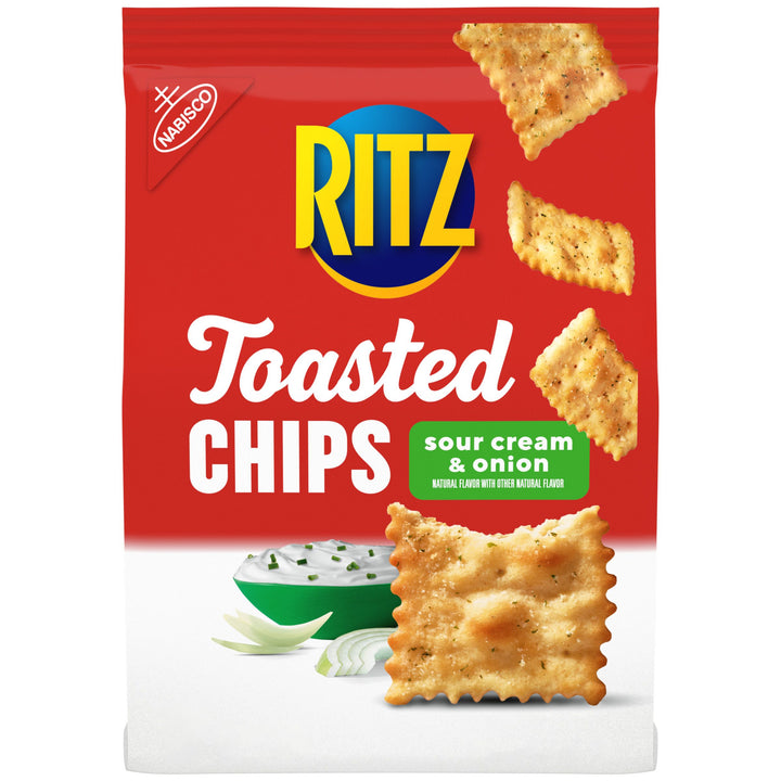 Ritz Nabisco Sour Cream And Onion Toasted Chips-8.1 oz.-6/Case