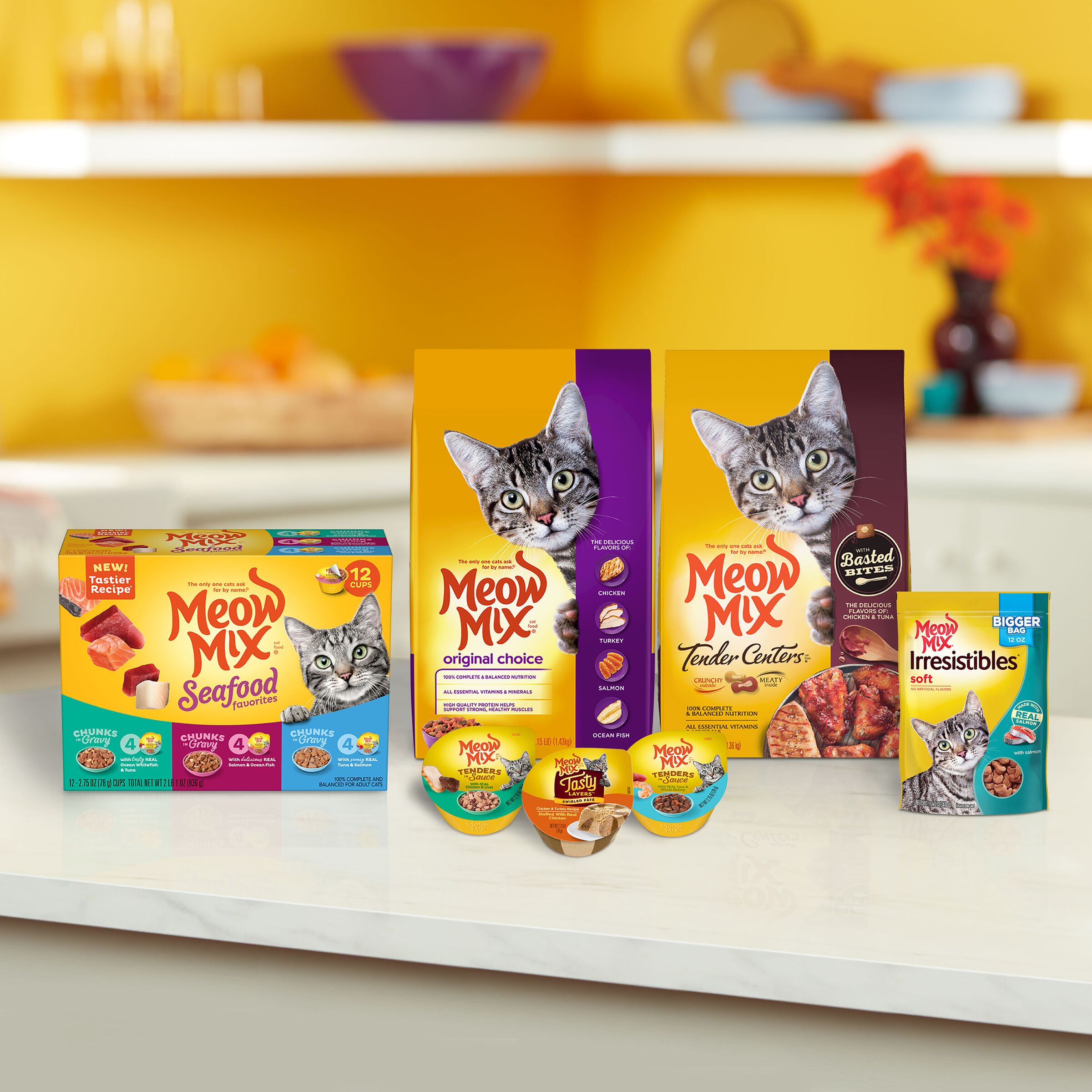Meow Mix Cat Food Original-3.15 lb.-4/Case MPN# 2927452327 – Round