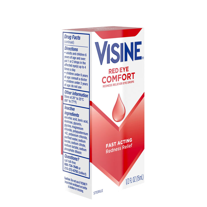 Visine Red Eye Comfort-0.5 fl oz.s-3/Box-12/Case